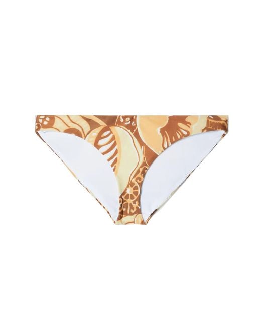 Mara Hoffman White Zoa Printed Recycled Bikini Briefs