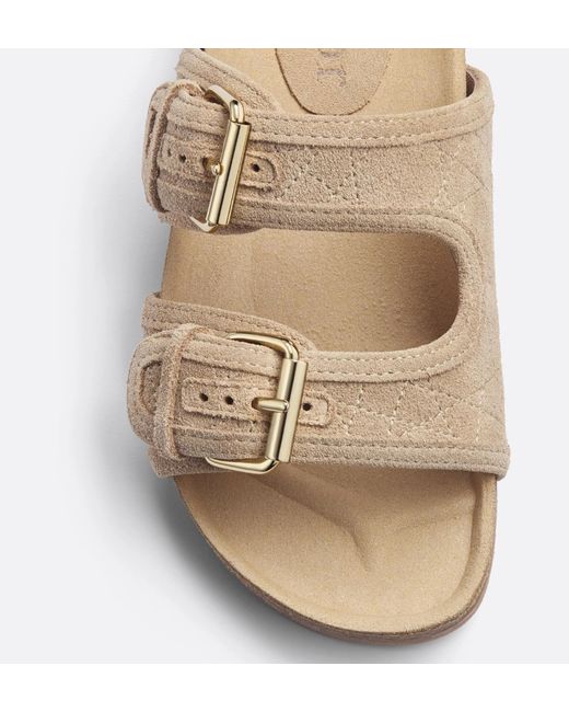 Dior Multicolor Round-Toe Sandals