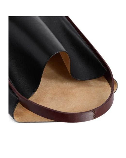Jil Sander Black Pivot Bucket Bag