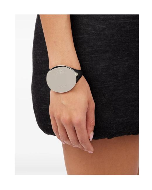 MM6 by Maison Margiela White Numeric Cuff Bracelet