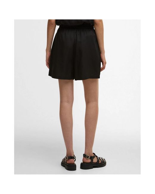Barbour Black Elastic Waistband Shorts