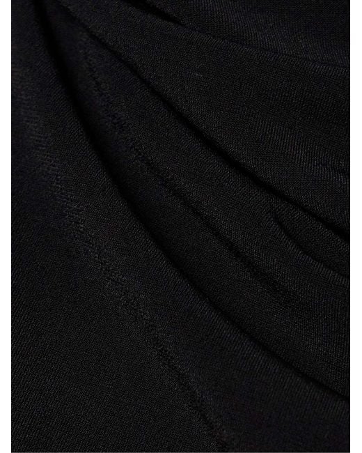 Brandon Maxwell Black Presley Maxi Dress