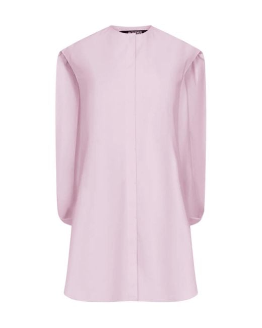 Jacquemus Pink Long Sleeve Dress
