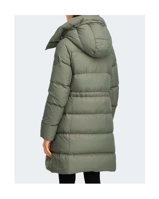 Canada Goose Green Montgomery Coat Tonal Label