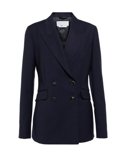 Gabriela Hearst Blue Angela Wool Blazer