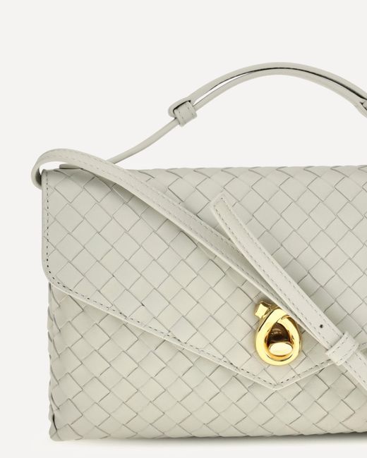 Bottega Veneta Metallic Flap Shoulder Bag