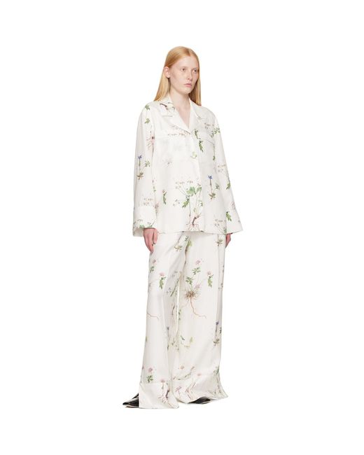 Erdem White Pajamas