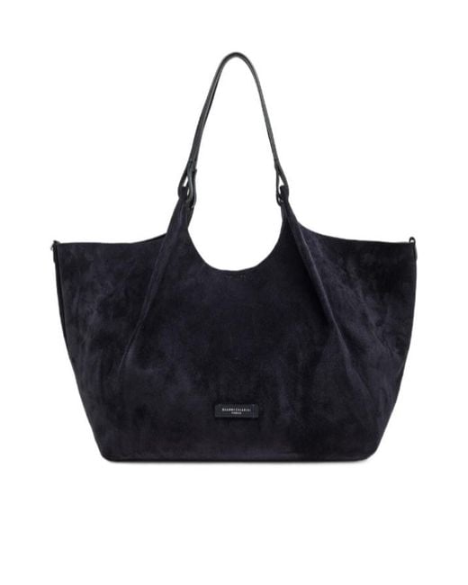 Gianni Chiarini Black Soft Shoulder Bag With Pouch