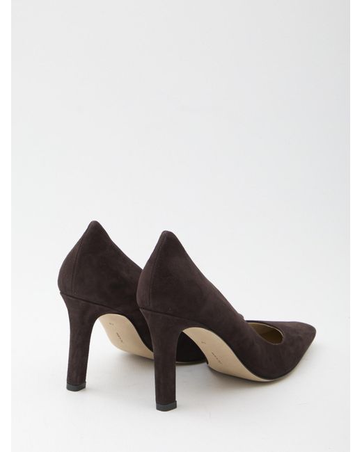 The Row Brown Carla Pointed Toe Pumps