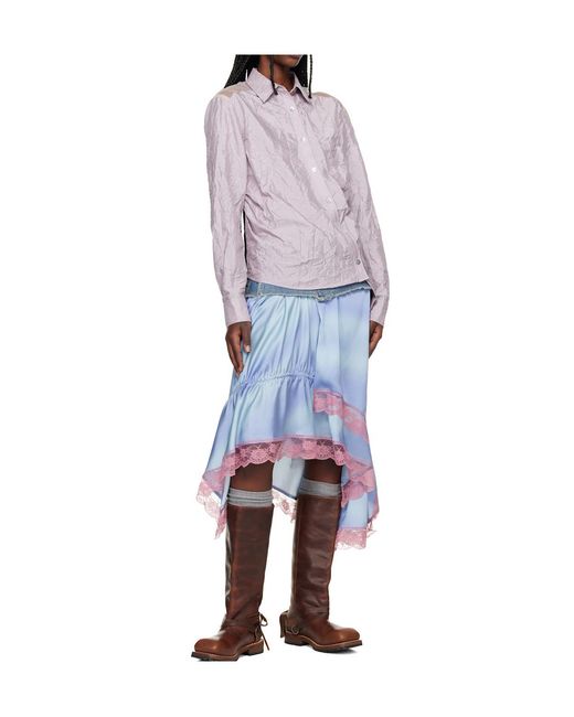 ANDERSSON BELL Multicolor Pleated And Twisted Shirt