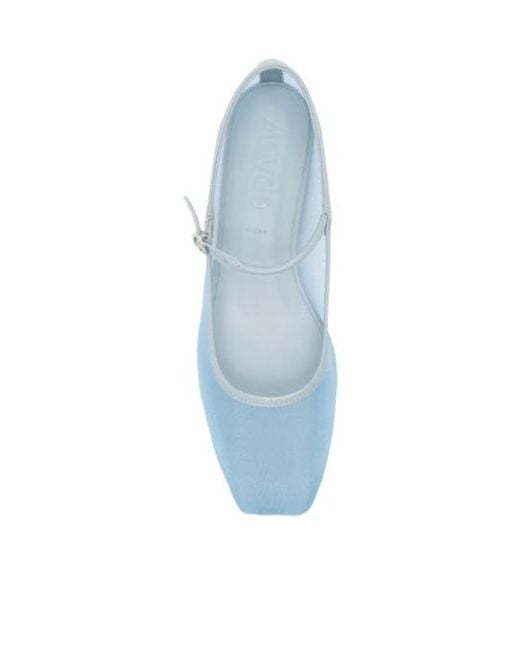 Aeyde Blue Uma Mesh Ballet Flats
