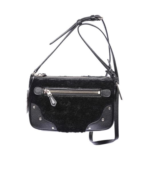 COACH Black Logo Cross-Body Bag