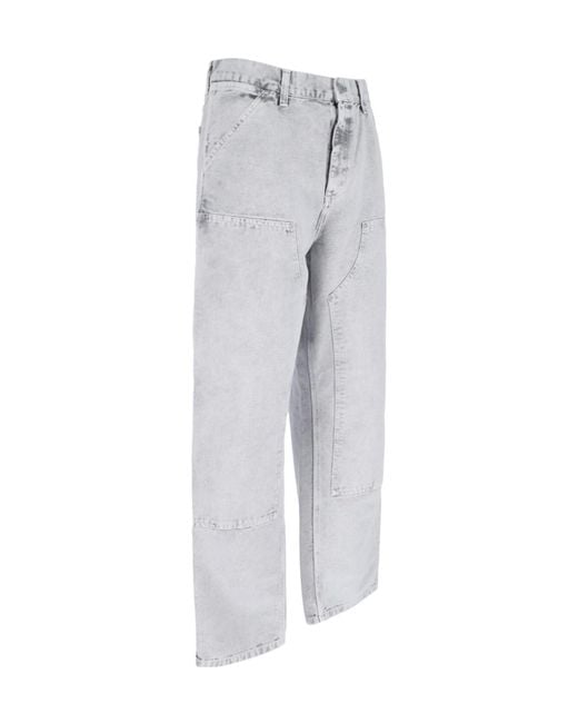Carhartt Gray Double Knee Pants for men