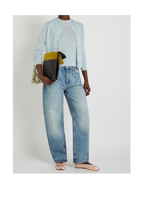 Anine Bing Blue Belt Loop Jeans