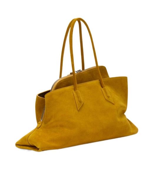 The Attico Yellow The La Passeggiata Medium Tote Bag