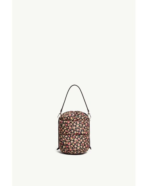 Moncler White Caradoc Floral Bucket Bag