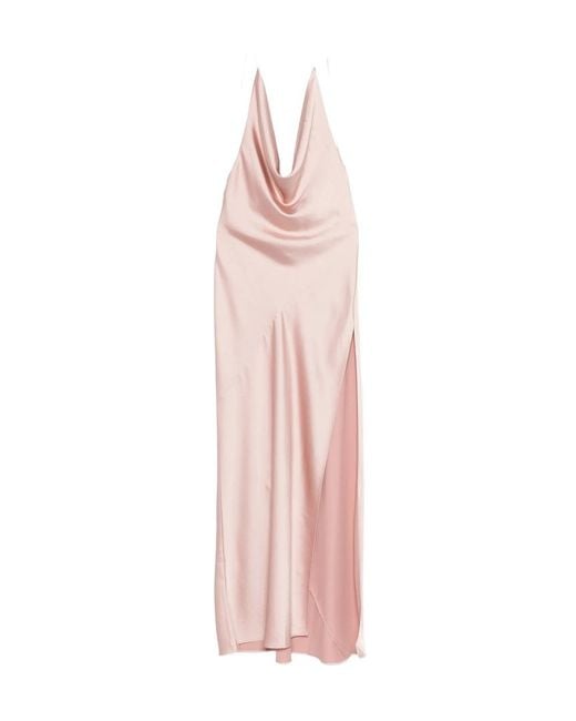 ANDAMANE Pink Backless Dress