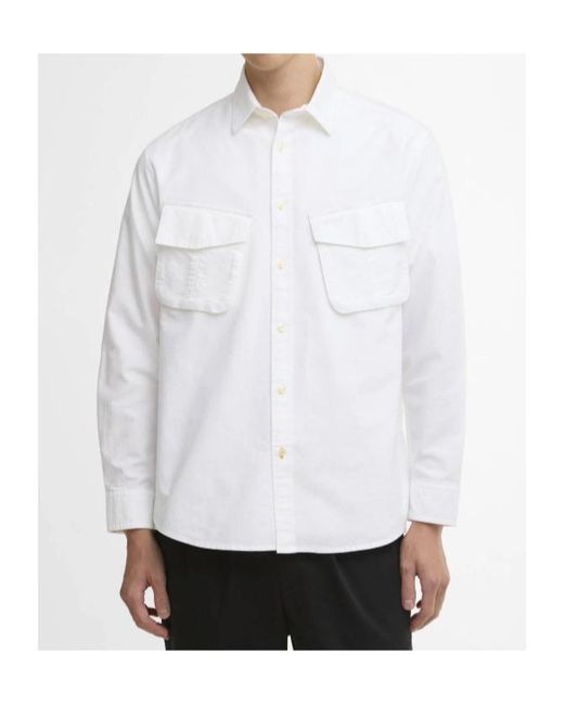Barbour White Arnham Shirt for men