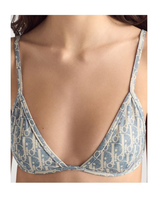 Dior Gray Iviera Bikini Top