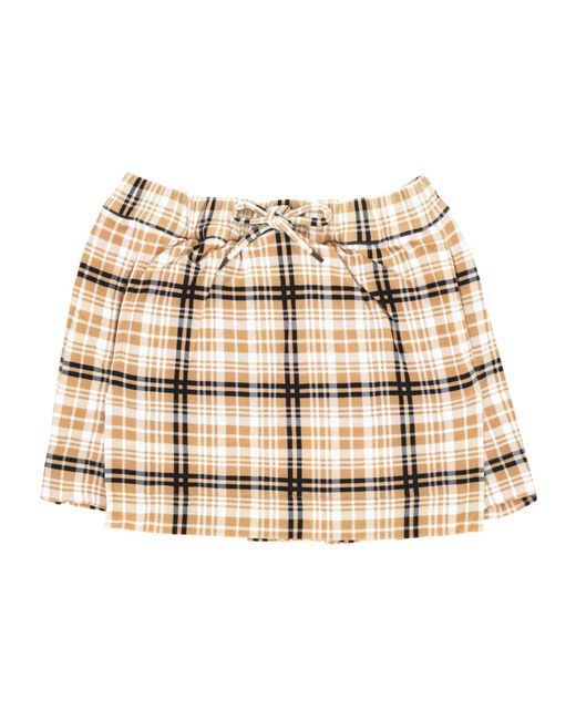 Vivienne Westwood Natural Drawstring Midi Skirt