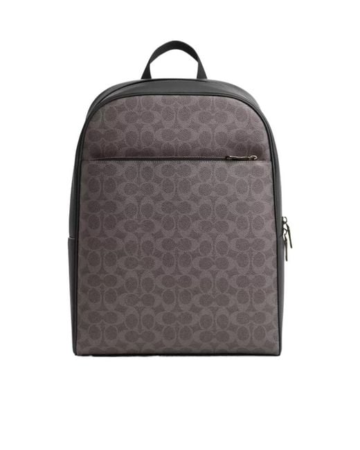 COACH Owen Backpack in Gray for Men | Lyst COACH Owen Backpack in Gray for Men | Lyst