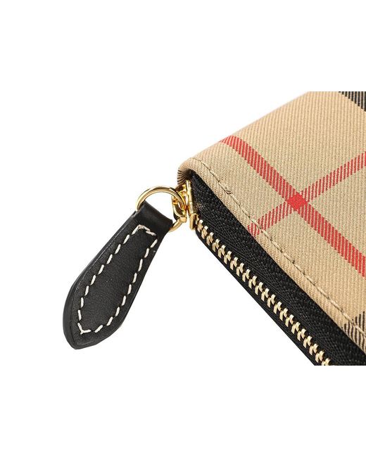 Burberry Multicolor Checkered Zipper Wallet