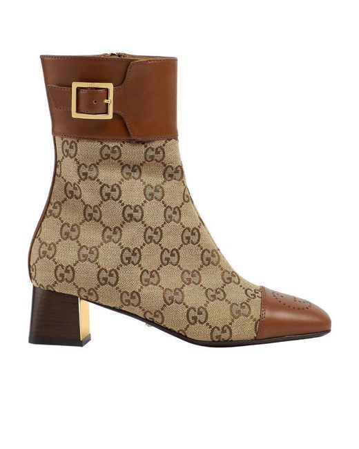Gucci Brown Heeled Boots