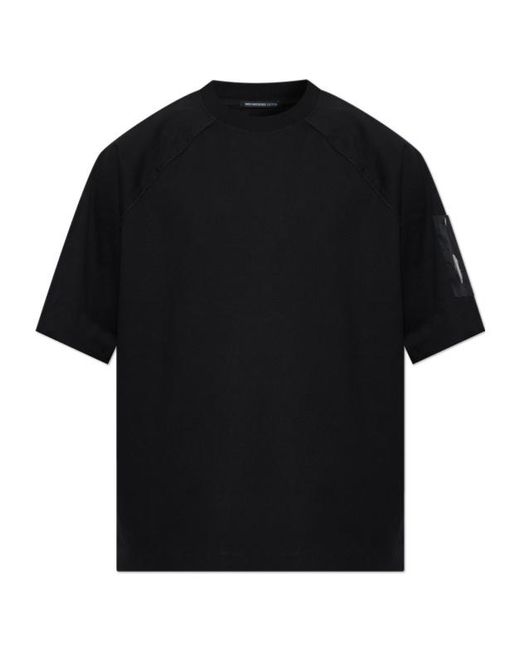 C P Company Black Short-Sleeved T-Shirt for men