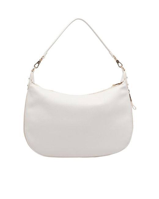 Liu Jo White Logo Lettering Shoulder Bag