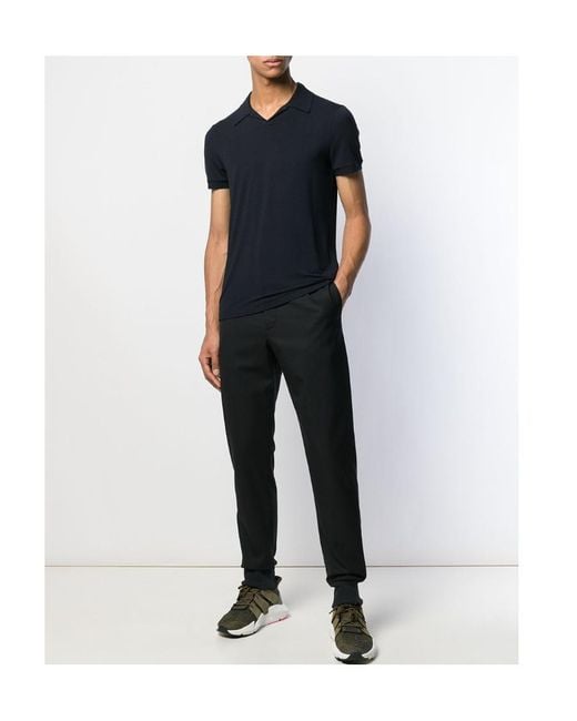 Giorgio Armani Black Polo Shirt for men