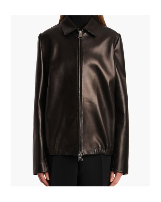 Khaite Black Jackson Zipped Jacket