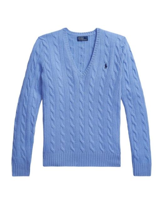 Polo Ralph Lauren Blue Cable-Knit Sweater