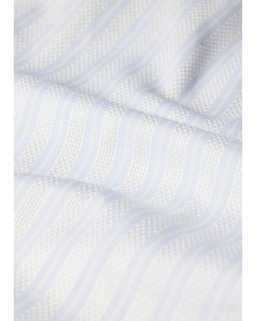 Paul Smith White Striped Pocket Shirt for men
