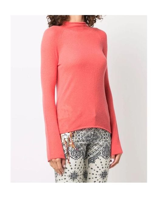 Forte_forte Pink Mock-Neck Jumper