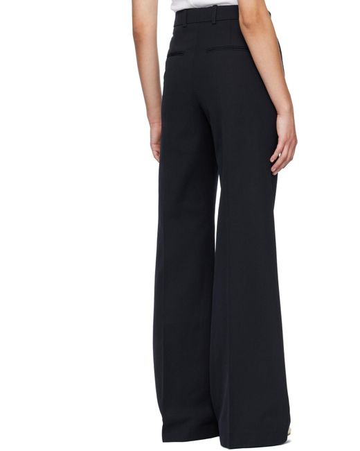 A.P.C. Blue Straight-Leg Tailored Pants
