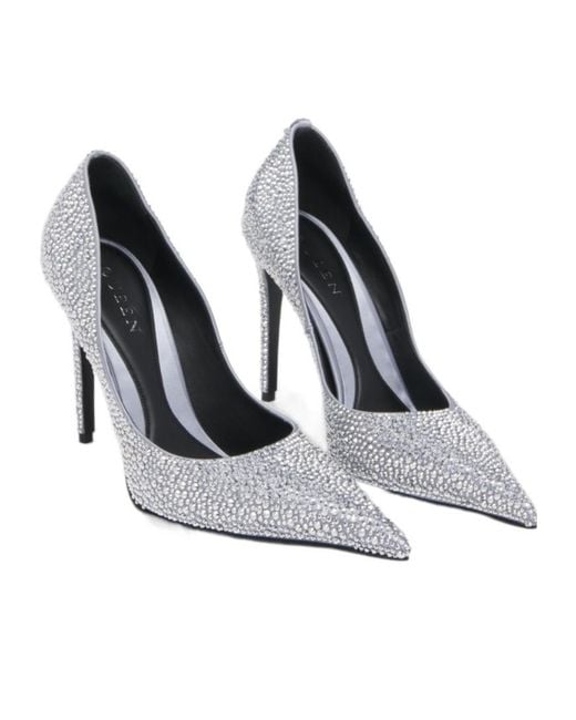 McQueen White Skull Pump