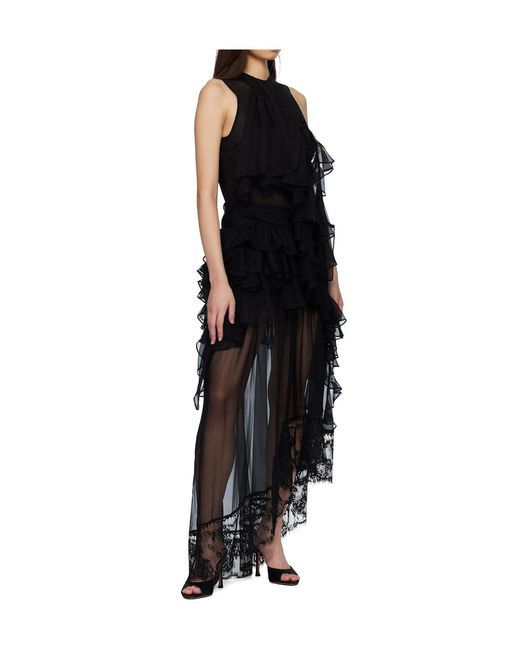 AMINA MUADDI Black Alexa 95 High-Heeled Sandals