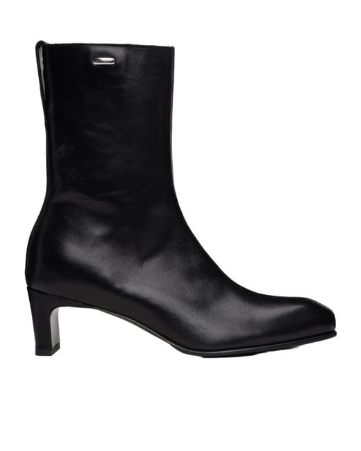 Our Legacy Black Karasu Square-Toe Pumps