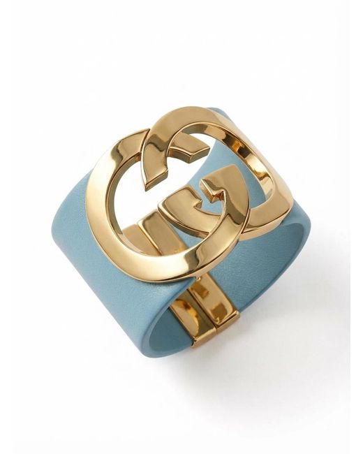 Gucci Multicolor Interlocking Cuff Bracelet