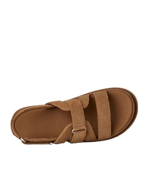 Ugg Brown Goldenstar Gleam Sandals