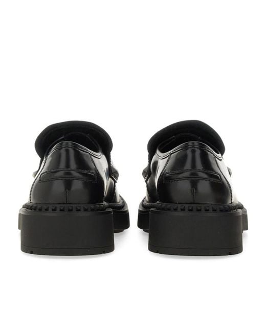 Ash Black Round-Toe Loafers