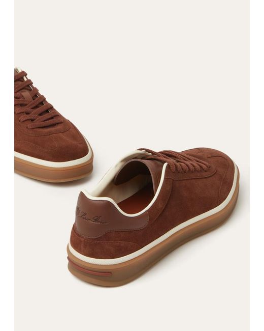 Loro Piana Brown Tennis Walk Sneaker for men
