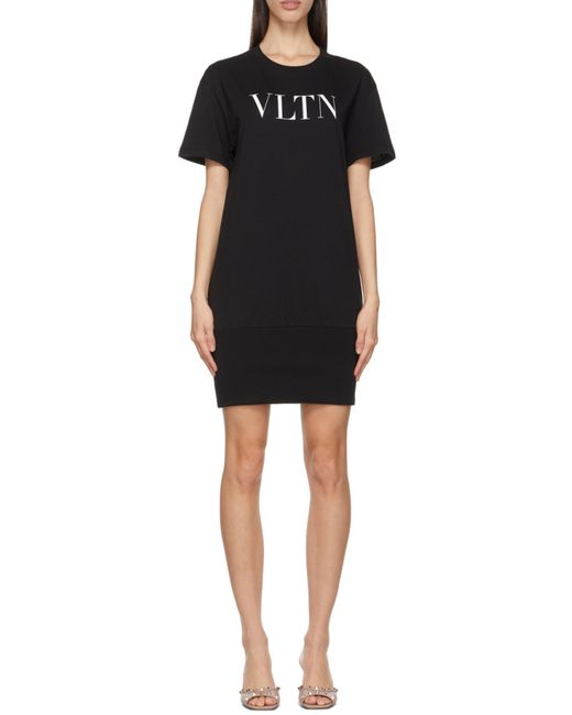 Valentino Black Logo-Print T-Shirt