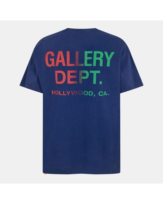 GALLERY DEPT. Blue Boardwalk T-Shirt for men