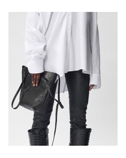 Ann Demeulemeester White Shoulder Shirt