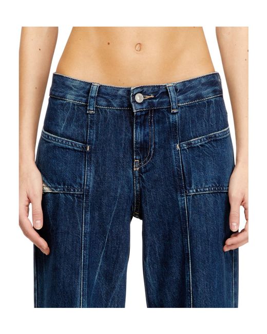 DIESEL Blue D-Akii Flare Jeans