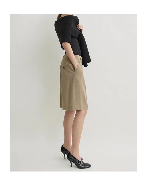 Totême Green Totême Tailored Bermuda Shorts