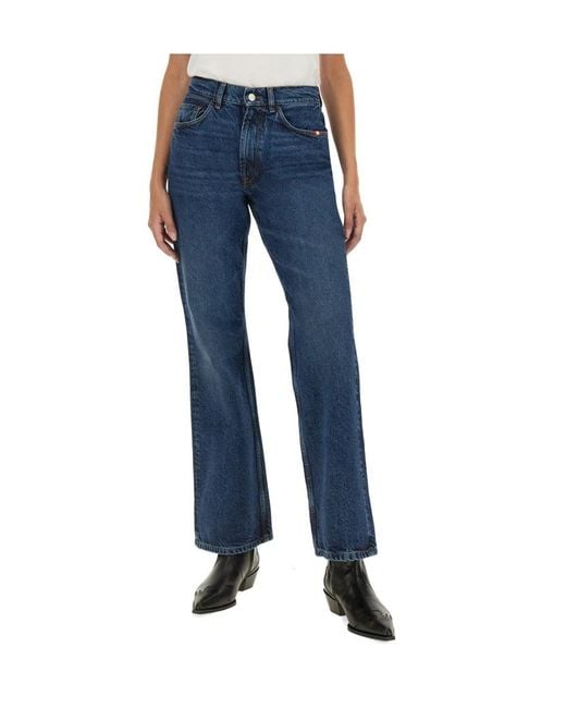 AMISH Blue Kendal Straight Jeans