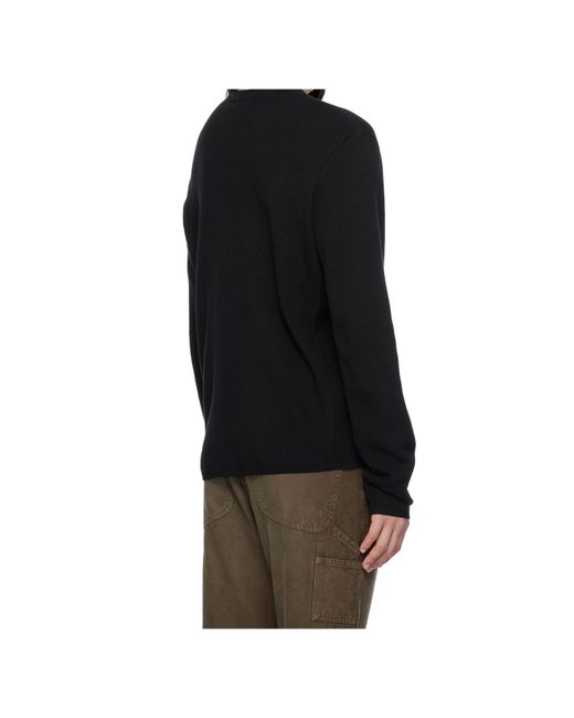 Rag & Bone Black Long-Sleeved Sweater for men