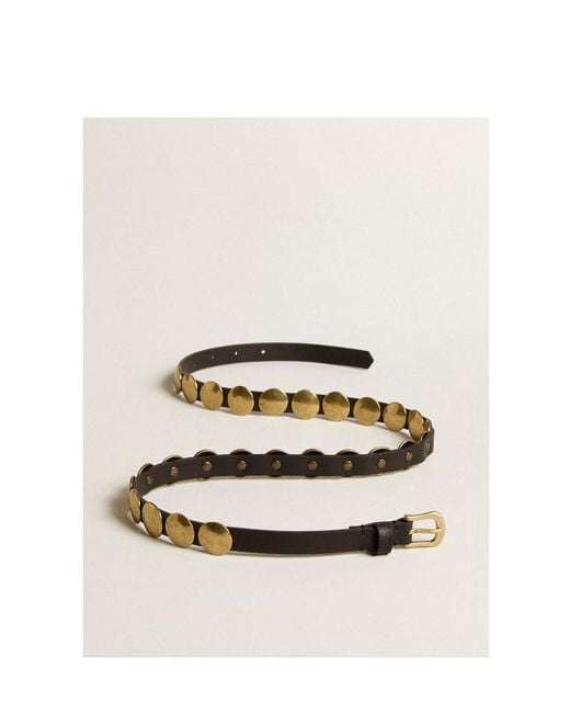 Golden Goose Deluxe Brand White Golden Goose Trinidad Pin-Buckle Belt